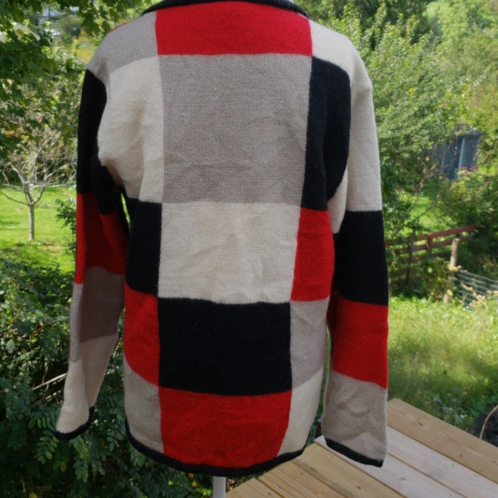 Talbots Wool Button Up Sweater Sz L - image 6